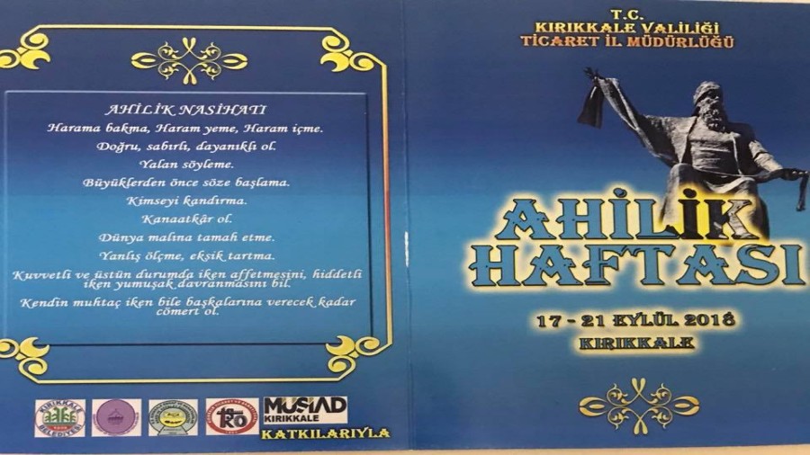 Kırıkkale'de Ahilik Haftası Etkinlikleri Başlıyor