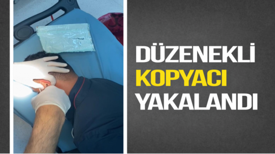 Motorlu Taşıtlar Sınavı'nda Düzenekli Kopya Operasyonu