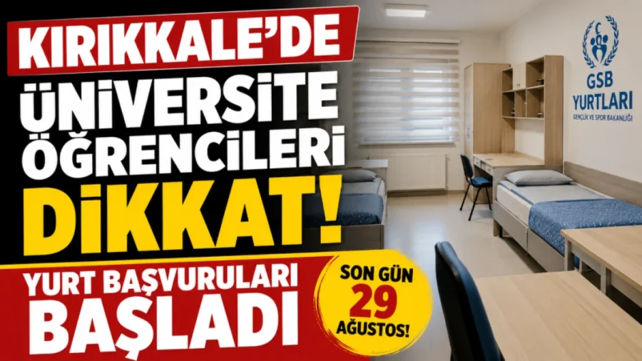 Üniversite öğrencileri için yurt başvuruları e-Devlet'te başladı