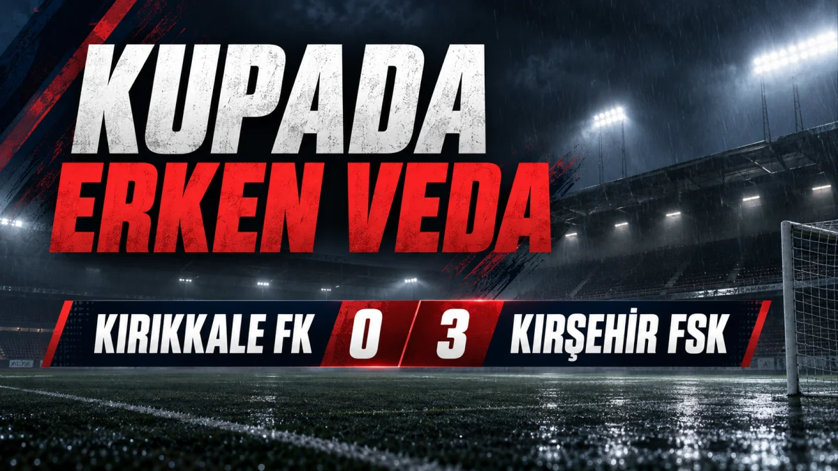 Kırıkkale FK Kupaya Erken Veda Etti