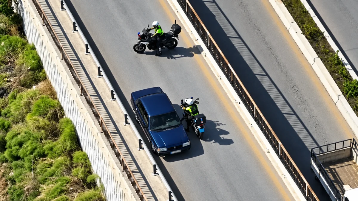 Ehliyetsiz sürücünün geri manevrası drone’a takıldı: Toplam 80 bin lira ceza
