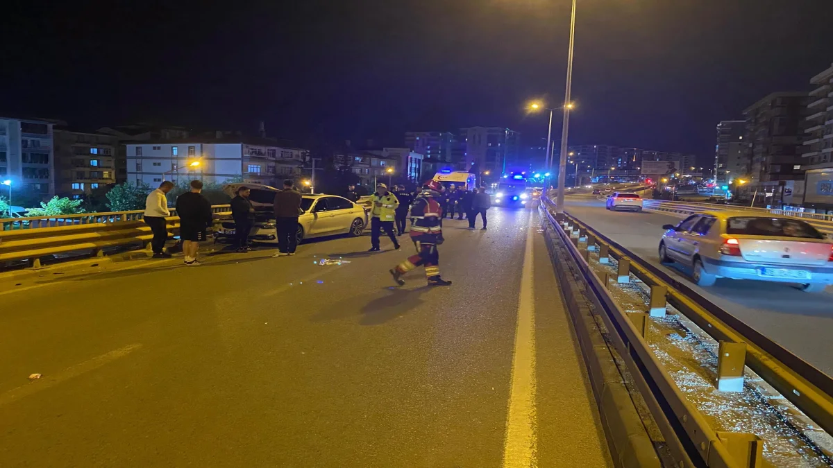 Terminal Köprülü Kavşağı’ndaki kazaya Yahşihan İtfaiyesi müdahale etti