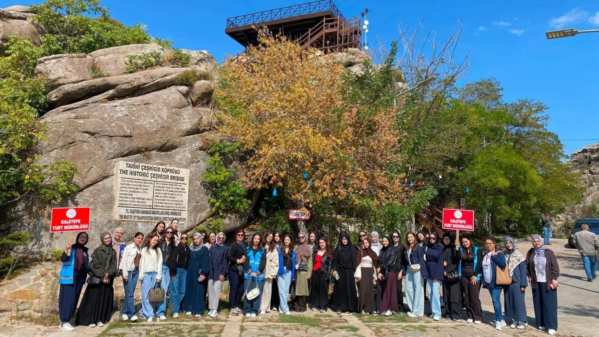 Kaletepe Yurdu öğrencileri Kırıkkale’yi birlikte keşfetti