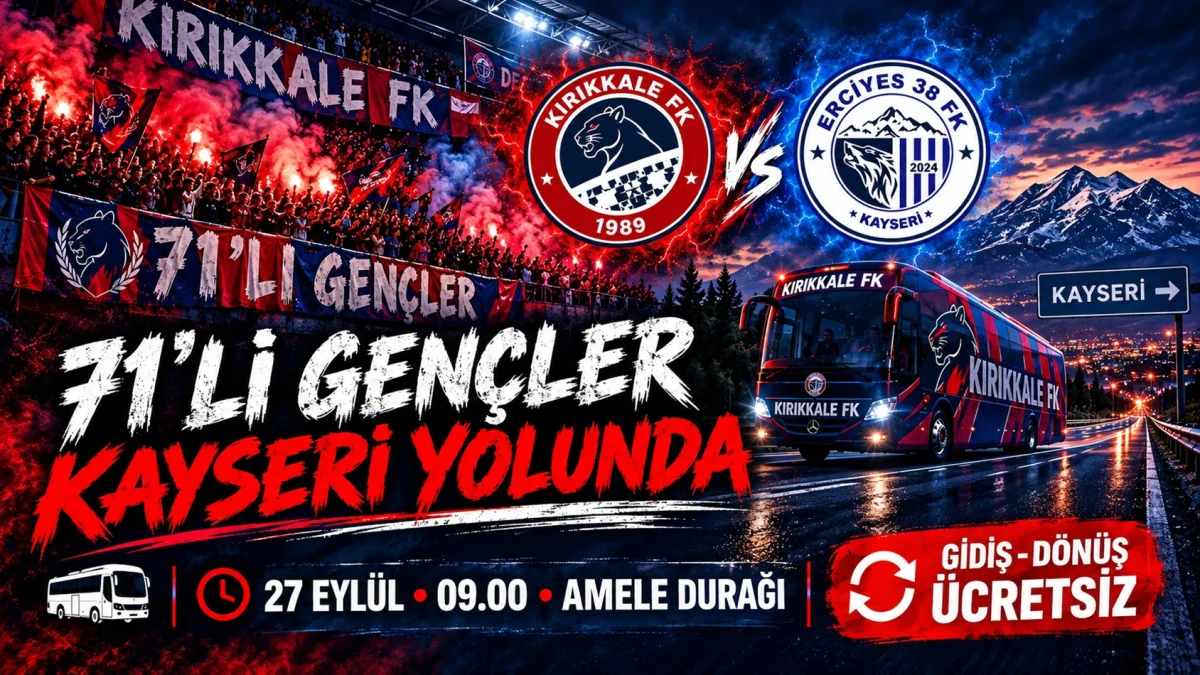 71’li Gençler’den Erciyes deplasmanına ücretsiz otobüs