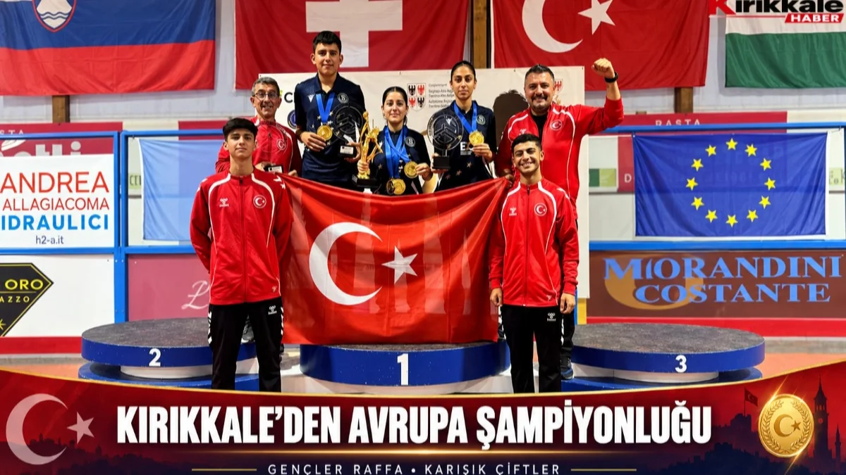 Kırıkkaleli Hüseyin Enes Sezgin Avrupa şampiyonu oldu