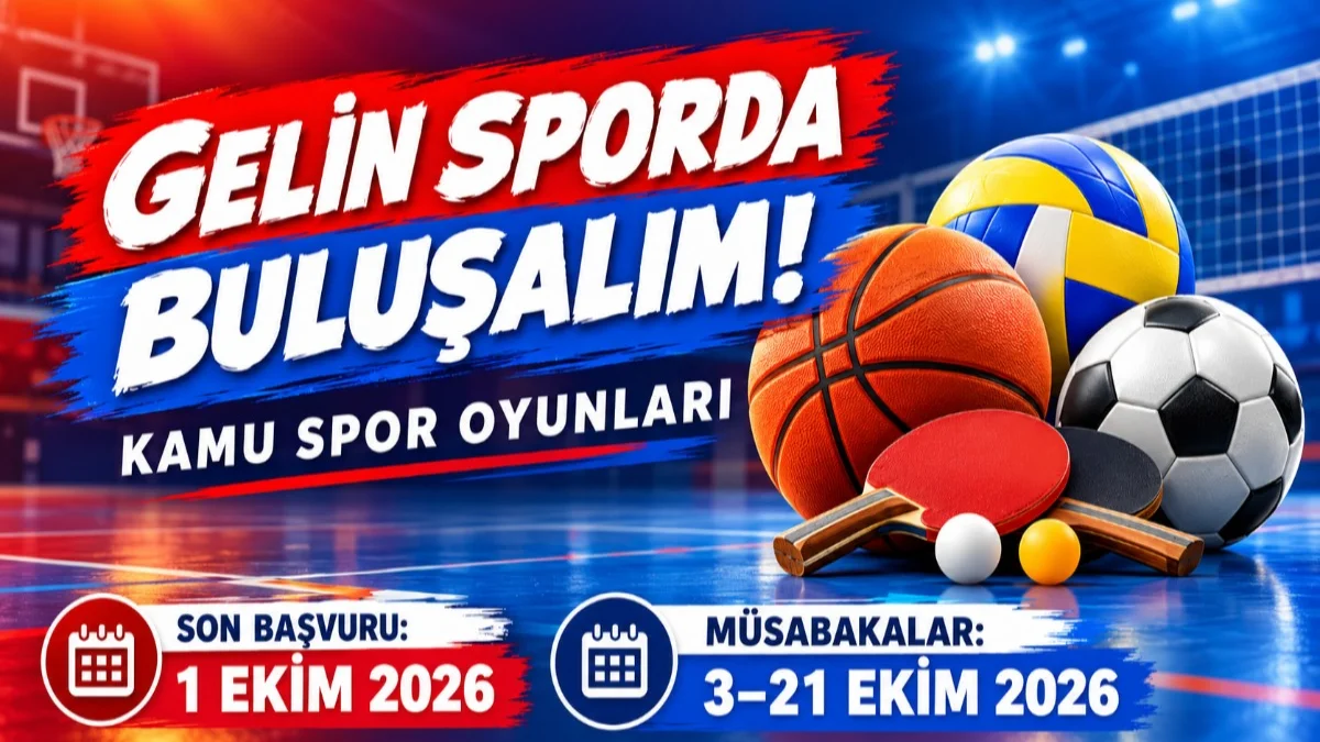 Kırıkkale’de Kamu Spor Oyunları başlıyor: Başvurular 1 Ekim’de sona eriyor