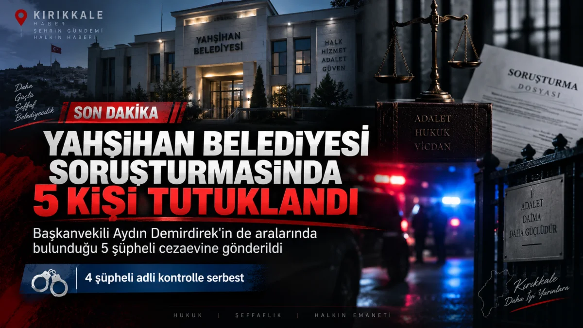 Yahşihan Belediyesi Soruşturmasında 5 Tutuklama