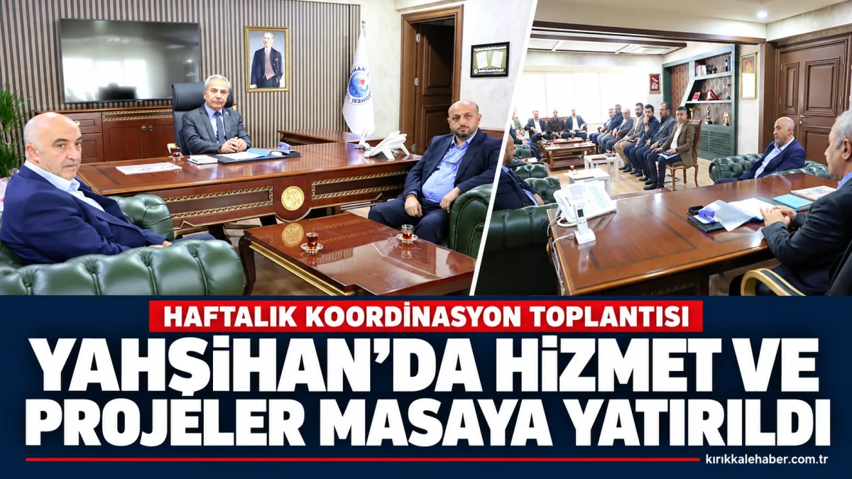 Yahşihan Belediyesi’nde hizmet ve projeler masaya yatırıldı