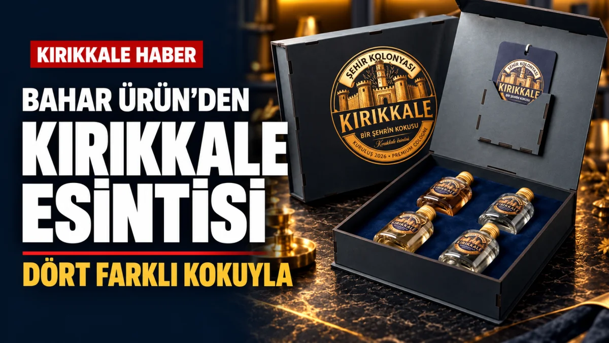 Bahar Ürün’den “Kırıkkale Esintisi” kolonya serisi