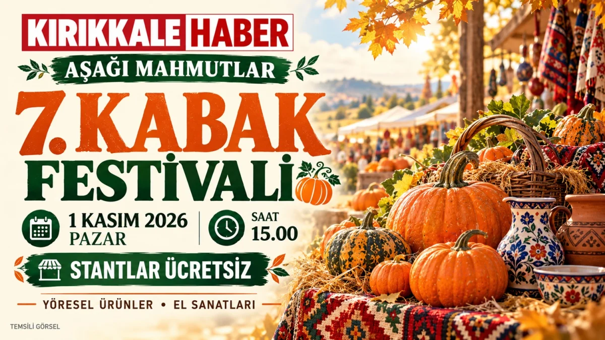 Kırıkkale’de Kabak Festivali için geri sayım: Aşağı Mahmutlar’da 7. buluşma