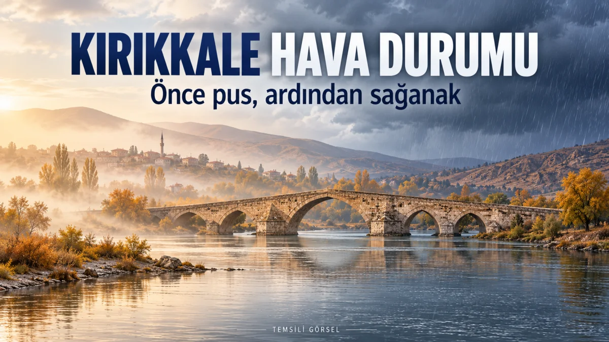 Kırıkkale hava durumu: 1–5 Kasım için MGM tahmini
